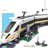 City Power High-Speed Railway Train Building Blocks – Fuxing Hexie Electric Locomotive for Kids, Compatible with Lego
