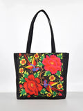 Bolso de mano con diseño floral bordado: elegante y espacioso para cualquier ocasión