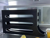 Caja de almacenamiento de huevos con ruedas automáticas - Organizador de huevos para refrigerador de 4 capas con gran capacidad | Dispensador de huevos eficiente para almacenamiento en la cocina 