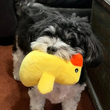 7-Piece Plush Puppy Toy Set – Squeaky Fruit & Vegetable Chew Toys for Small Dogs