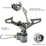 Ultralight Titanium Camping Stove – 26g Portable Gas Burner for Outdoor Adventures