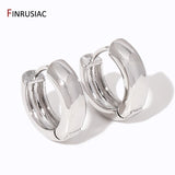 Trendy Gold Plated Hoop Earrings for Women – Classic Round Circle Design