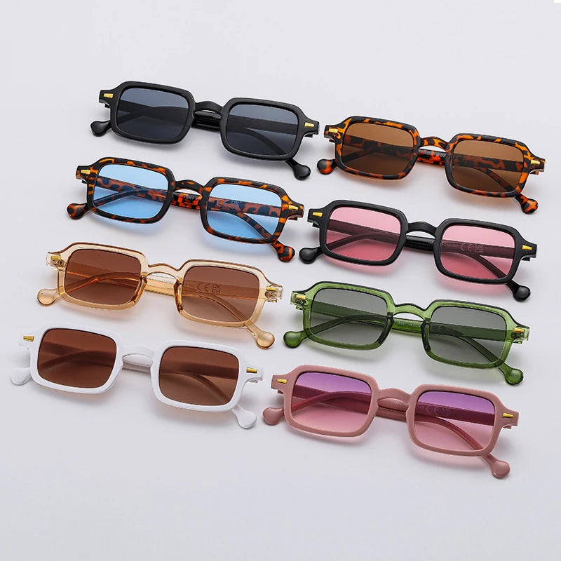 🕶️ Lujosas gafas de sol vintage rectangulares y ovaladas: gafas de sol de diseñador para hombres y mujeres 🕶️