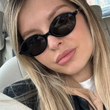 Gafas de sol pequeñas y sexys con diseño de leopardo ovalado: gafas modernas y bonitas para mujeres y hombres 🕶🐆