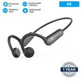 Bone Conduction Bluetooth Headphones – Open Ear, Sweatproof & Wireless