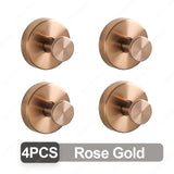 Gancho de ventosa de metal, ganchos de ventosa de baño de gran resistencia al vacío, soporte de toalla impermeable, colgador de pared reutilizable de acero inoxidable