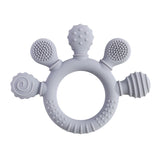 Silicone Baby Teething Ring – Food-Grade, BPA-Free Sensory Toy for Infants & Toddlers