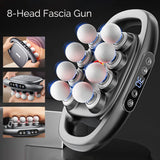 8-Head Deep Tissue Massage Gun for Full Body Muscle Relief