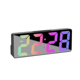 LED Digital Alarm Clock with Temperature, Snooze, and Adjustable Brightness