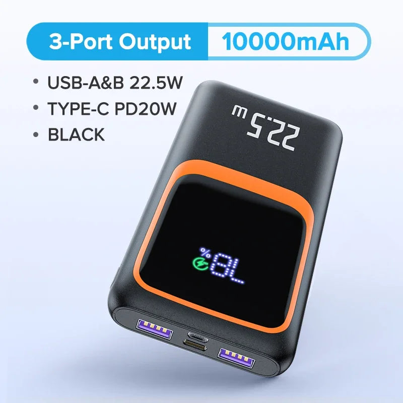 Banco de energía QOOVI 20000mAh: carga ultrarrápida y alta capacidad