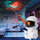 Galaxy Star Astronaut Projector LED Night Light with Starry Sky Effect for Bedroom Decoration and Kids' Gifts