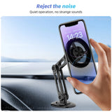 McGiLLon MagSafe 720° Rotating Magnetic Car Phone Holder – Foldable, Air Vent & Dashboard Mount