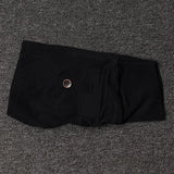 Women's High-Waist Yoga Shorts Set with Sports Bra and Pocket