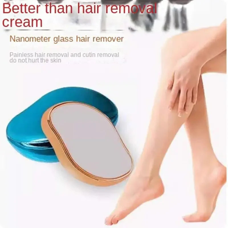 Nano Crystal Hair Remover & Exfoliator – Painless Manual Epilator for Smooth Skin