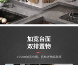 Estante para condimentos de cocina de pared con caja de almacenamiento: organizador de utensilios multifuncional y dispensador de aceite y vinagre