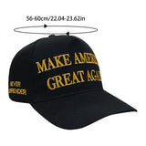 Adjustable Cotton Baseball Cap with Letter Embroidery for Men & Women