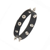 Vintage Punk Star Chain Leather Bracelet – Stylish Geometric Design for Men and Women