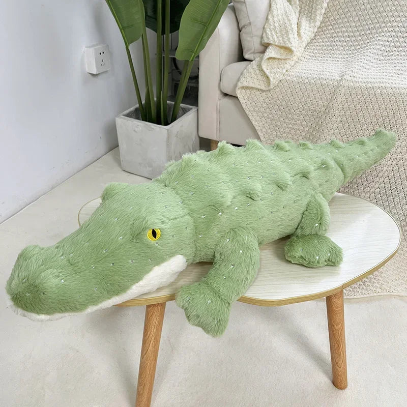Soft Plush Alligator Cushion Pillow – Multiple Sizes