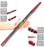 Red de pesca plegable telescópica: red de aterrizaje de fibra de carbono para pesca de carpas y en el mar