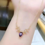 Collar con colgante de doble mariposa: elegante cadena de clavícula en capas para mujer
