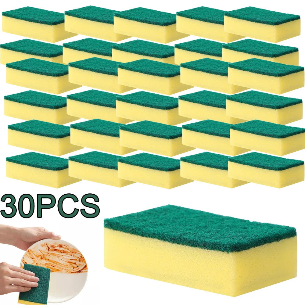 30 esponjas de cocina de nanoesmeril | Almohadillas limpiadoras mágicas para quitar óxido y manchas