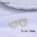 Trendy Gold Plated Hoop Earrings for Women – Classic Round Circle Design