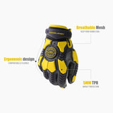 Cut Level 6 Work Gloves – Heavy Duty Impact Protection with Touchscreen Fingertips