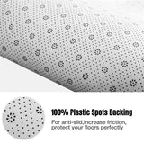 Plush Gray Area Rug - Soft Anti-Slip Carpet for Living Room & Bedroom