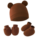 Adorable Newborn Baby Hat, Gloves & Socks Set – Perfect Gift for Infants & Photography Props