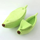 Cozy Banana Cat Bed – Soft Plush Pet House for Cats and Small Dogs