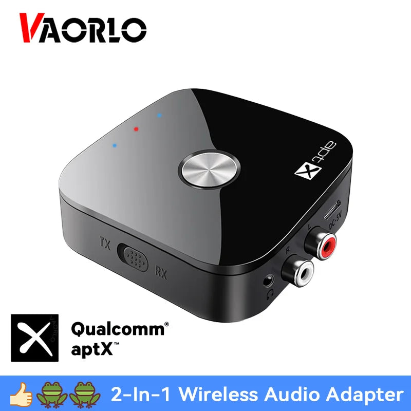 Bluetooth 5.4 Audio Transmitter & Receiver – HiFi Wireless Sound