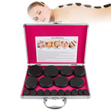Professional Hot Stone Massage Set with Heater - 16 Basalt Stones for Spa & Home Relaxation