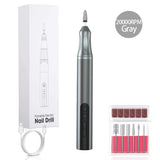 Professional Cordless Nail Drill – 18,000 RPM Rechargeable Manicure Machine with 5 Speed Settings