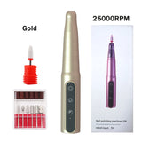 Professional Cordless Nail Drill – 18,000 RPM Rechargeable Manicure Machine with 5 Speed Settings
