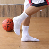 Non-Slip Breathable Basketball Socks with Cushioned Sole