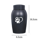 Stainless Steel Pet Cremation Urn for Dogs & Cats – Memorial Keepsake Container