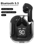 Auriculares inalámbricos Bluetooth con cancelación activa de ruido y estuche de carga: auriculares internos para un audio nítido