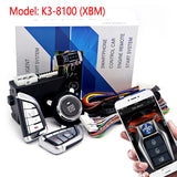 Universal Car Remote Start & Keyless Entry System with Bluetooth App Control & Push Button Ignition