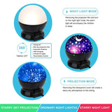 Rotating Star and Moon Night Light Projector for Kids’ Bedroom