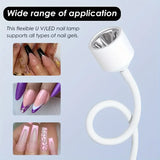 Mini UV LED Nail Lamp – Portable Gel Nail Dryer for Fast Curing at Home or Salon