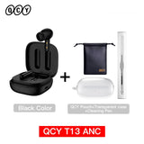 QCY T13 ANC Wireless Bluetooth Earphones – Active Noise Cancellation, 30H Battery Life, 4-Mic ENC, Waterproof, Bluetooth 5.3