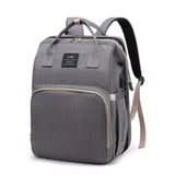 Mochila grande de nailon para pañales: elegante, duradera y espaciosa para padres en movimiento