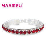 Elegant Sterling Silver Cubic Zirconia Women’s Chain Bracelet