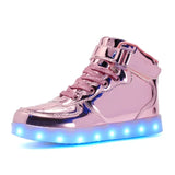 LED Light Up Sneakers – Glow in the Dark Shoes for Kids & Adults (Unisex, Rechargeable)