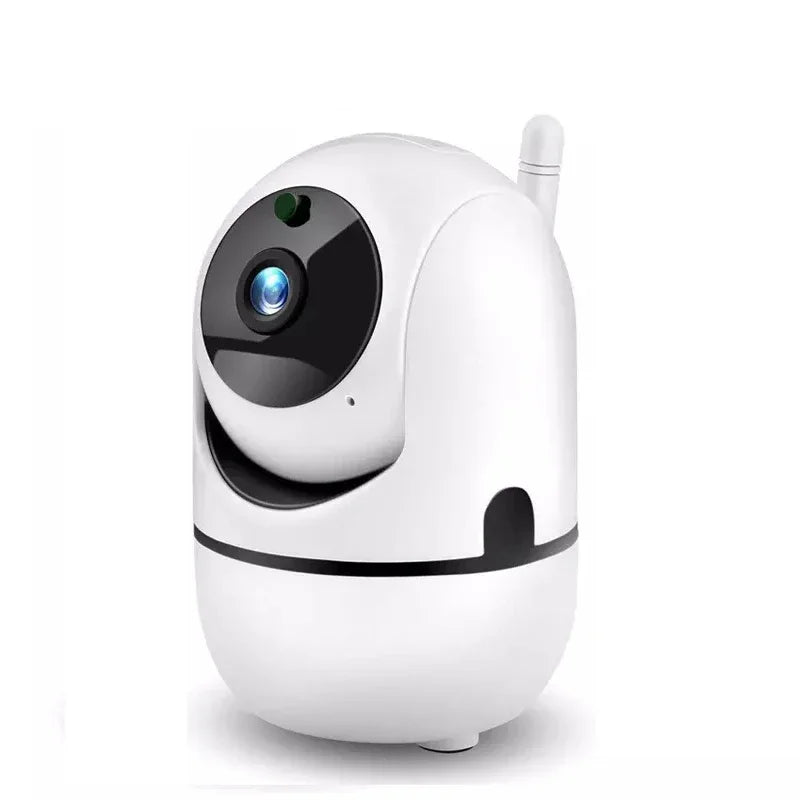Cámara de seguridad WiFi HD 1080P: vigilancia inteligente en interiores con visión nocturna y detección de movimiento