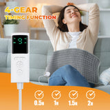 Soft Electric Heating Pad for Body, Back, and Legs with Adjustable Temperature