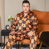 Men’s Ice Silk Pajama Set – Lightweight, Breathable Sleepwear for Comfort and Style