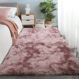 Plush Gray Area Rug - Soft Anti-Slip Carpet for Living Room & Bedroom