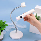 Portable USB Rechargeable UV Nail Lamp - Handheld Gel Polish Dryer for Quick Manicures