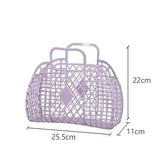 Portable Hollow Storage Basket – Large-Capacity Bathroom & Kitchen Organizer